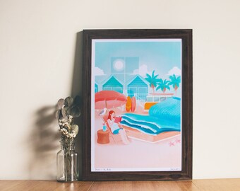 Beach in the Book - Poster