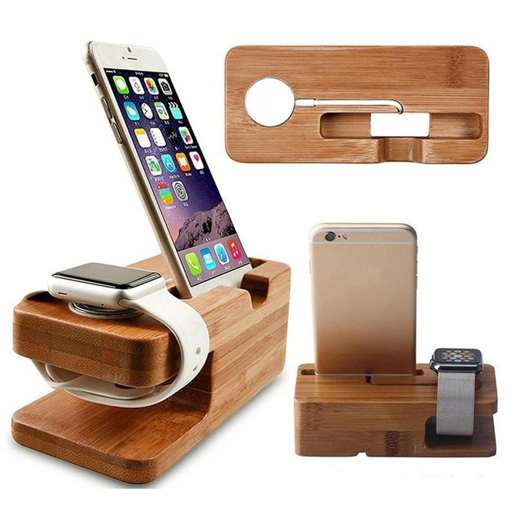 Wooden Charging Dock Station for Mobile Phone Holder Stand Etsy