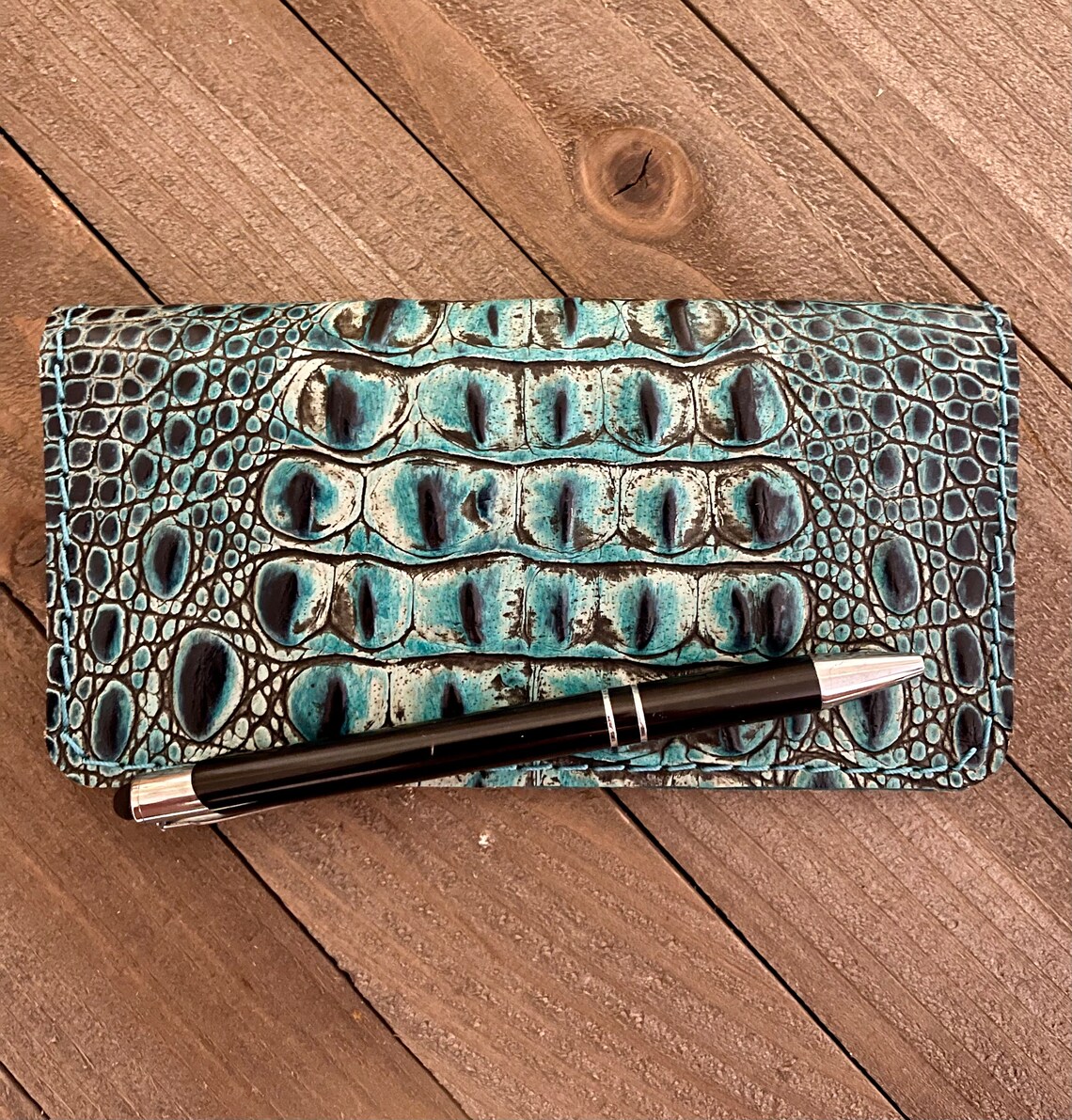 crocodile leather checkbook covers crocodile leather checkbook covers