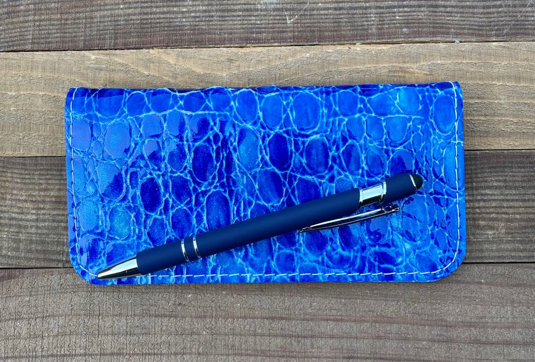 Genuine Leather Checkbook Cover Leather Duplicate Checkbook Etsy