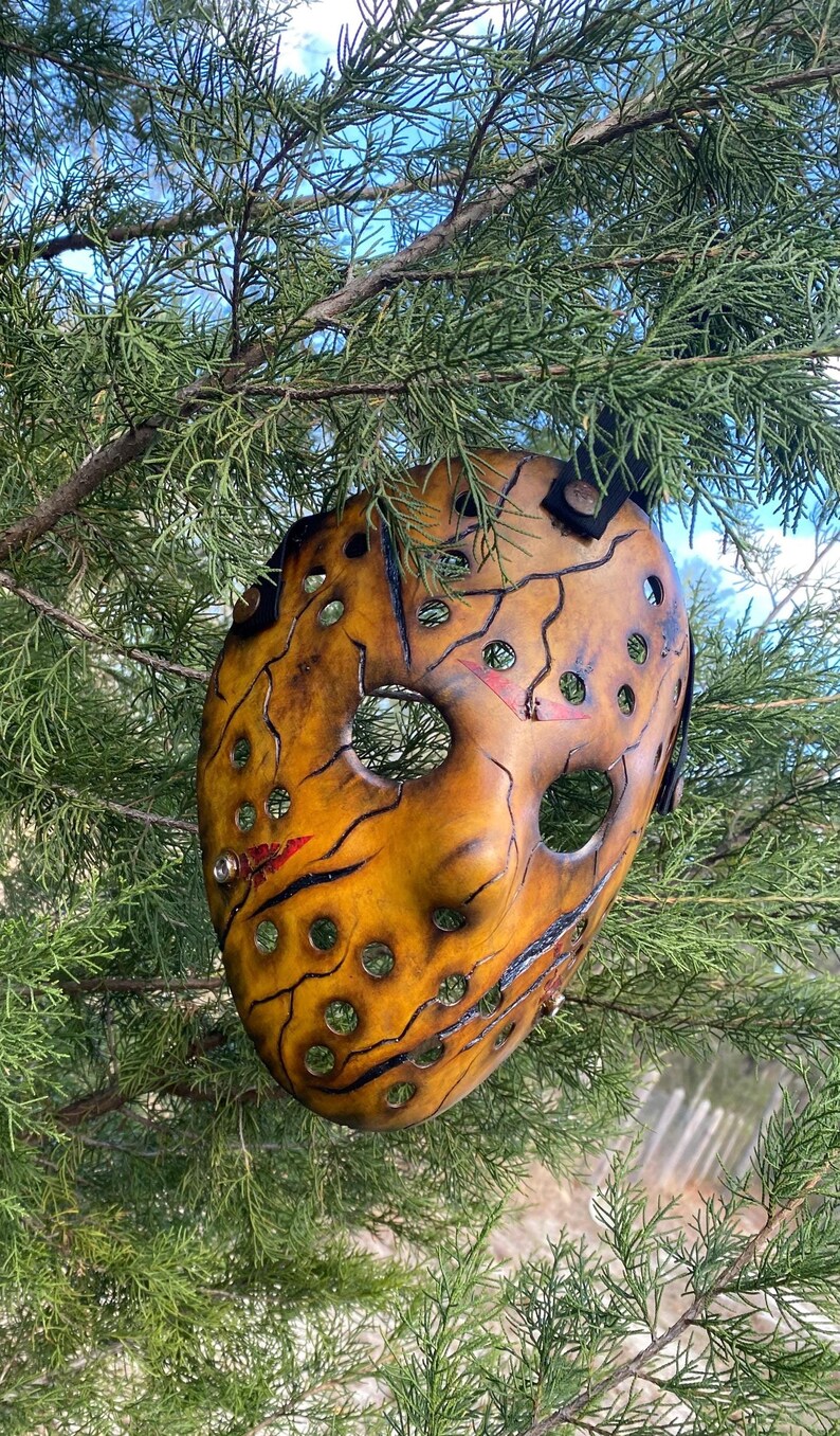 Jason Custom Design Crack Slashed Jason Custom Hand Painted Mask-high Quality Art - Etsy