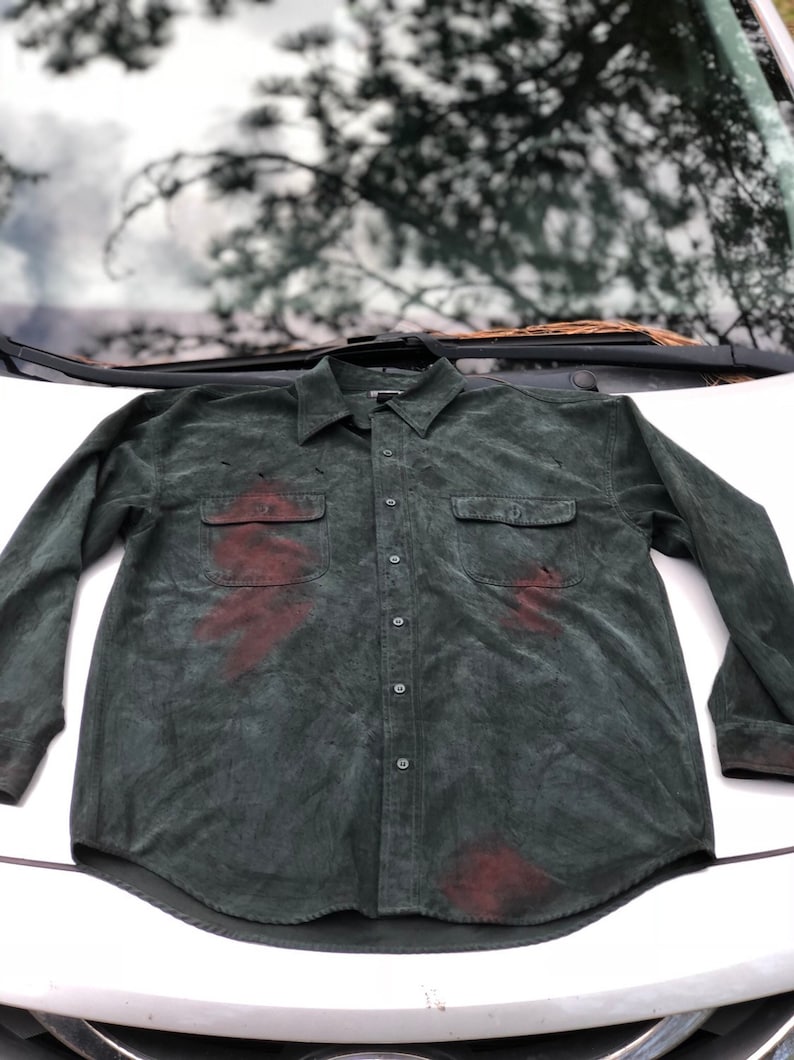 jason voorhees button up shirt