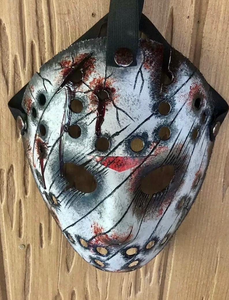 Jason Voorhees Slashed Bullet Mask