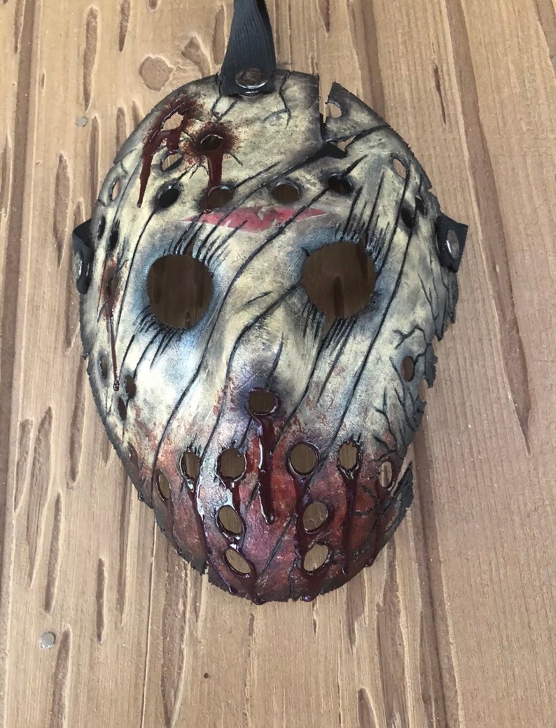 Jason Voorhees Slashed Bullet Mask