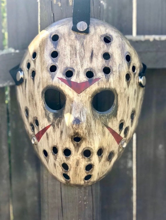 Joker Inspired Jason Voorhees Custom Hand Painted Mask HIGH QUALITY ART