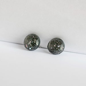 Celestial stud earrings, Delicate studs with hypoallergenic surgical steel posts, Birthday gifts image 10