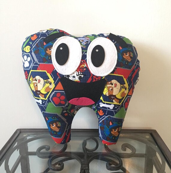 Paw Patrol Tooth Fairy Pillow Paw Patrol Gift Gift for Kids Etsy Ireland