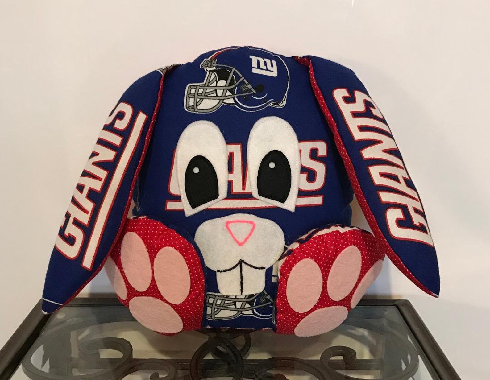 Easter Gift New York Giants Handmade Stuffed Easter Bunny Etsy