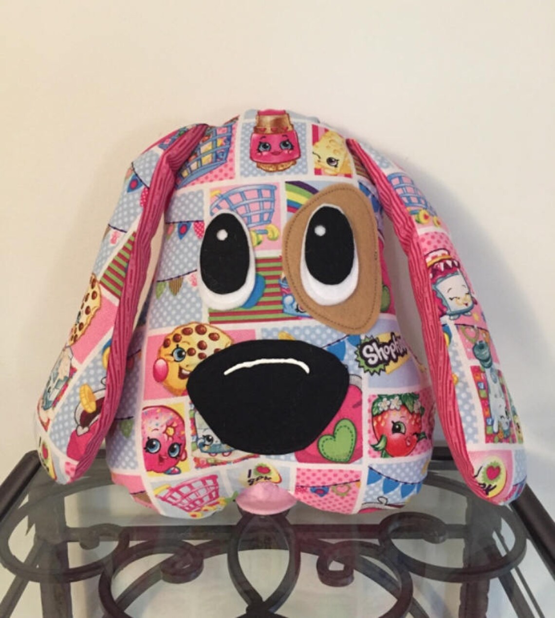 Shopkins Handmade Stuffed Dog shopkins gift gift for girls Etsy