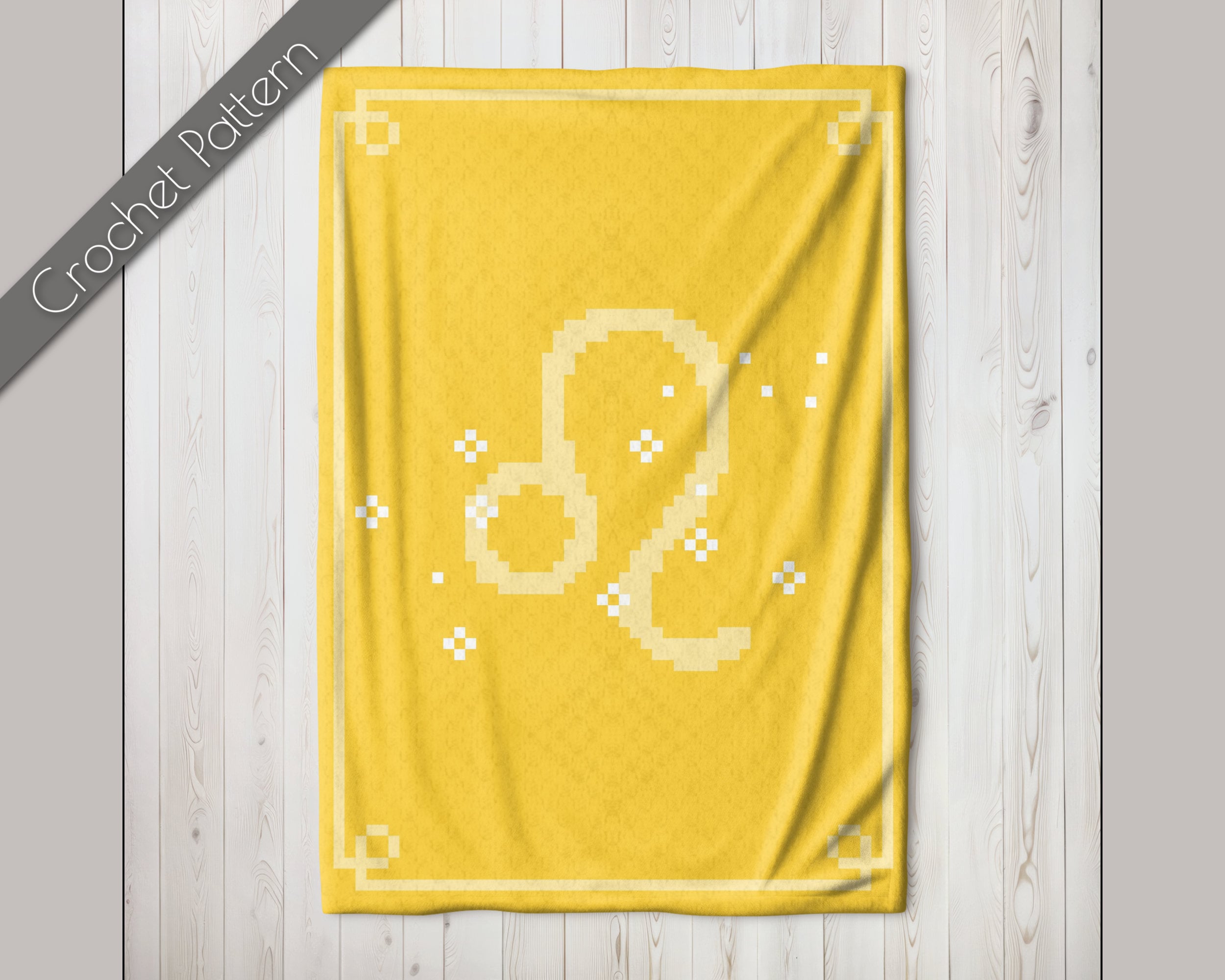 14 Crochet Tapestry Charts with Sea Turtles, Ghosts, and Wall Hangings 13 Leo C2C Crochet Pattern Zodiac Blanket Astrology Graphgan
