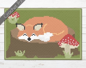 Fox Graphgan Pattern - Etsy