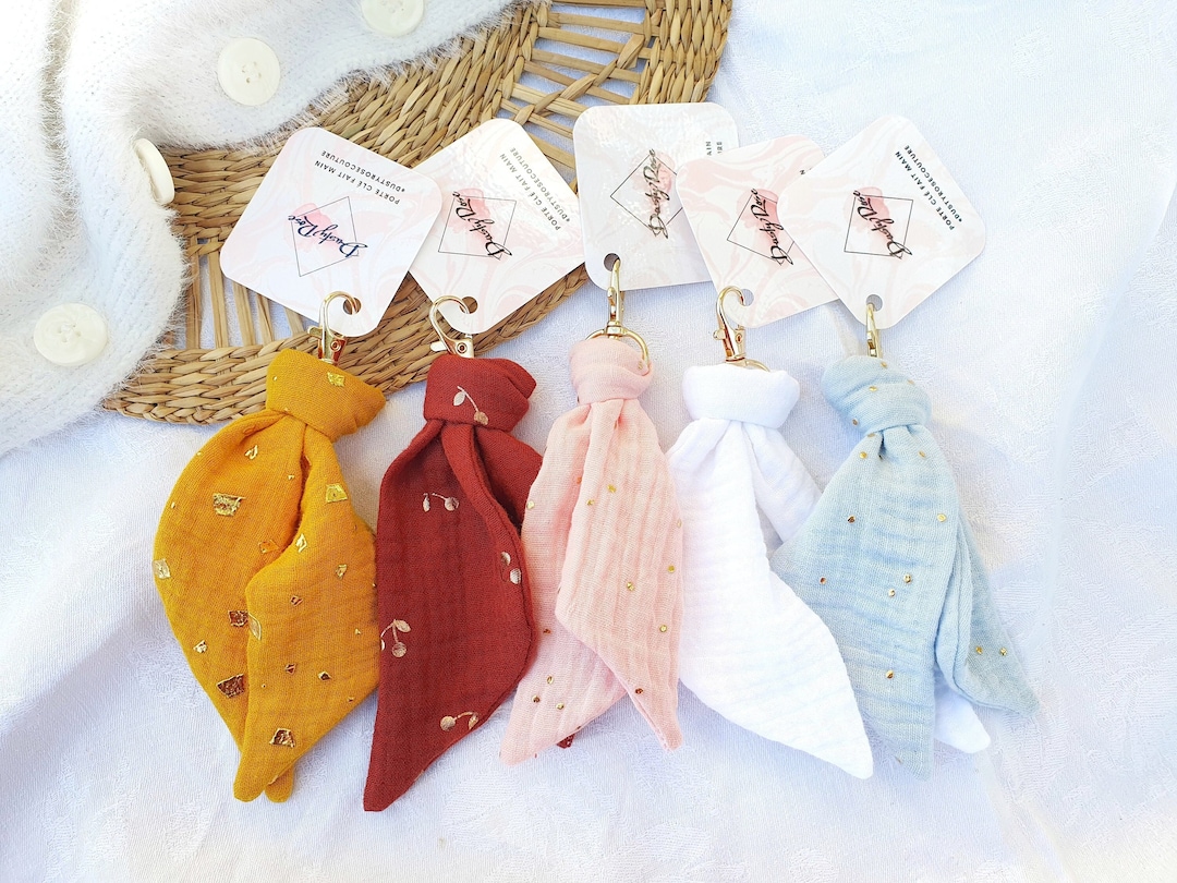 Attache porte-clés doré 10 pièces