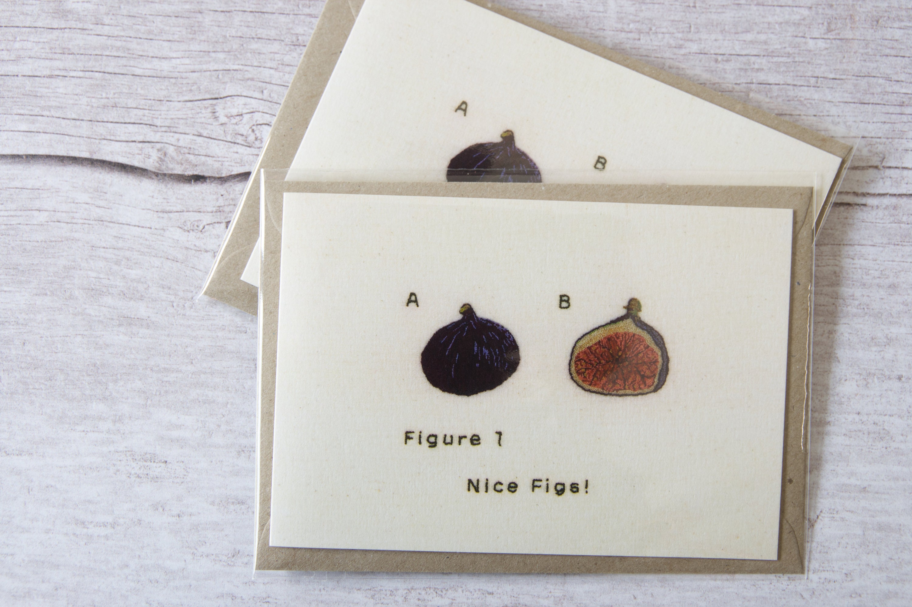 Nice Figs Publication Figure Greeting Card Single Etsy UK