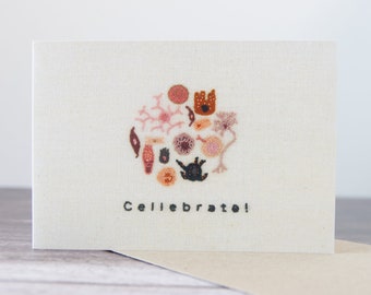 Cellebrate Science Congratulations Greeting Cards - Single