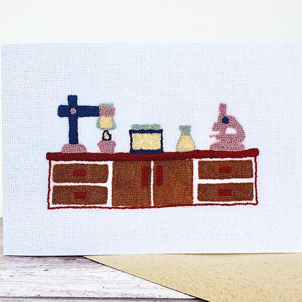 Lab Bench-wenskaarten - enkel