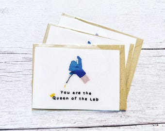 Queen of the Lab Greeting Card - Multiple