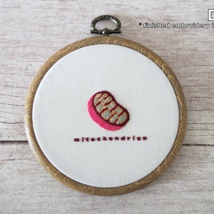 Mitochondrion DIY Scientific Hand Embroidery Kit - Beginner Level