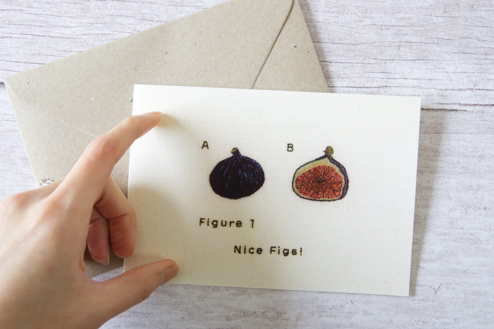 Nice Figs Publication Figure Greeting Card Single Etsy UK