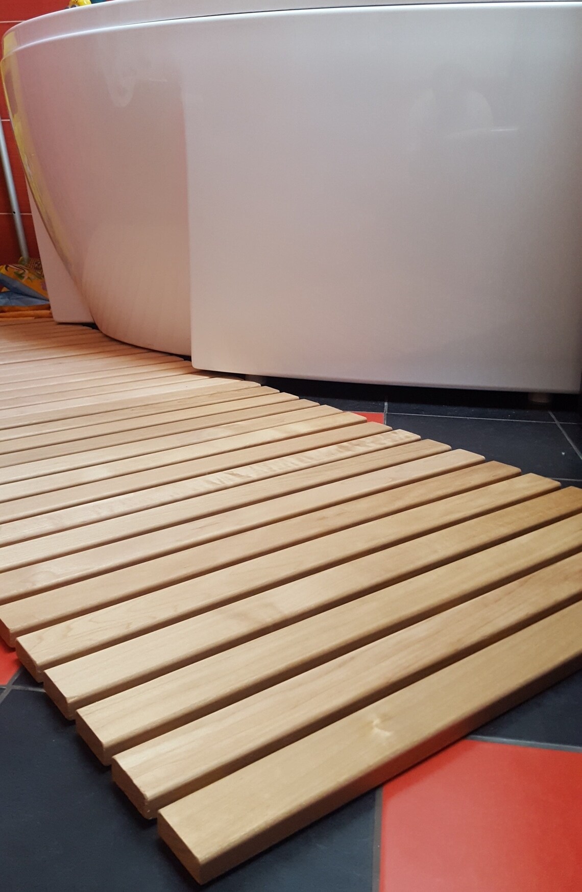 Alder Wood Mat/ Smart Rollon Wooden Mat Etsy