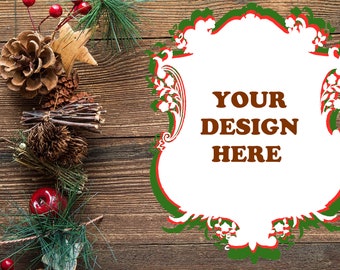 Download 2 Mockup Xmas Christmas Wood Style Ornament Design Christmas Card Mockup Greeting Card Mockup Invitation Mockup Xmas Postcard Mockup Free Mockups Psd Mockups Templates PSD Mockup Templates