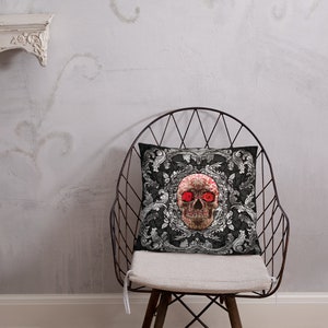 Rock N Roll decoración del dormitorio Glam Home Decor Cráneo | Etsy