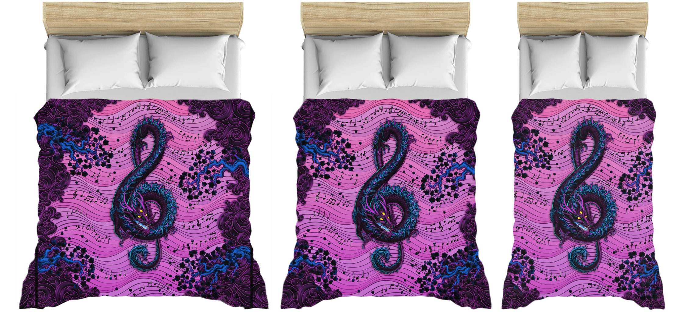 Pastel Goth Bedding Set Duvet Cover Comforter or Pillow Etsy