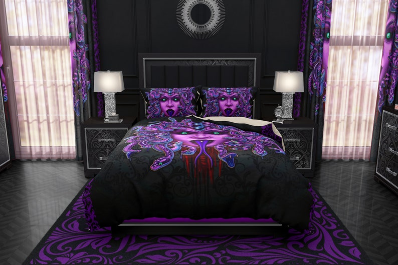 Pastel Goth Bedding Set Duvet Cover or Comforter Twin Etsy