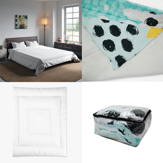 Pastel Goth Daruma Bedding Set Duvet Cover Or Comforter Twin Queen And King Size Sham Pillows Dark Harajuku