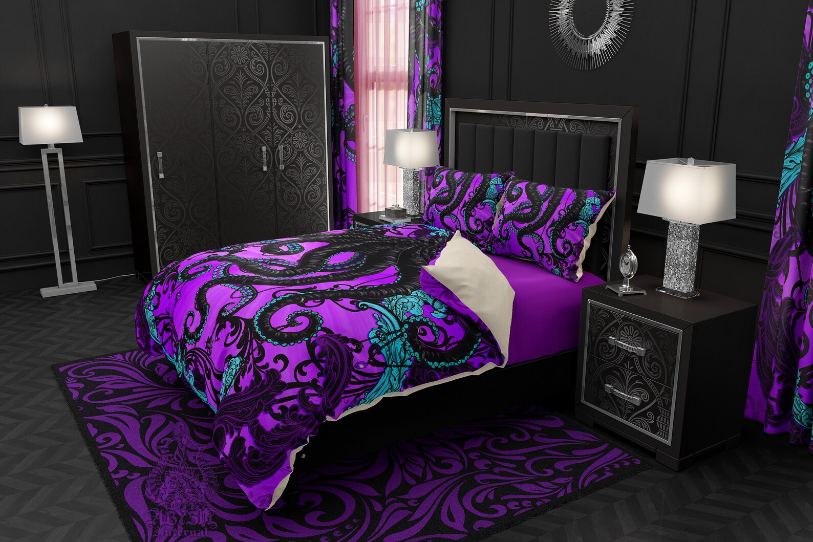 Pastel Goth Bedding Set Duvet Cover or Comforter Twin Etsy