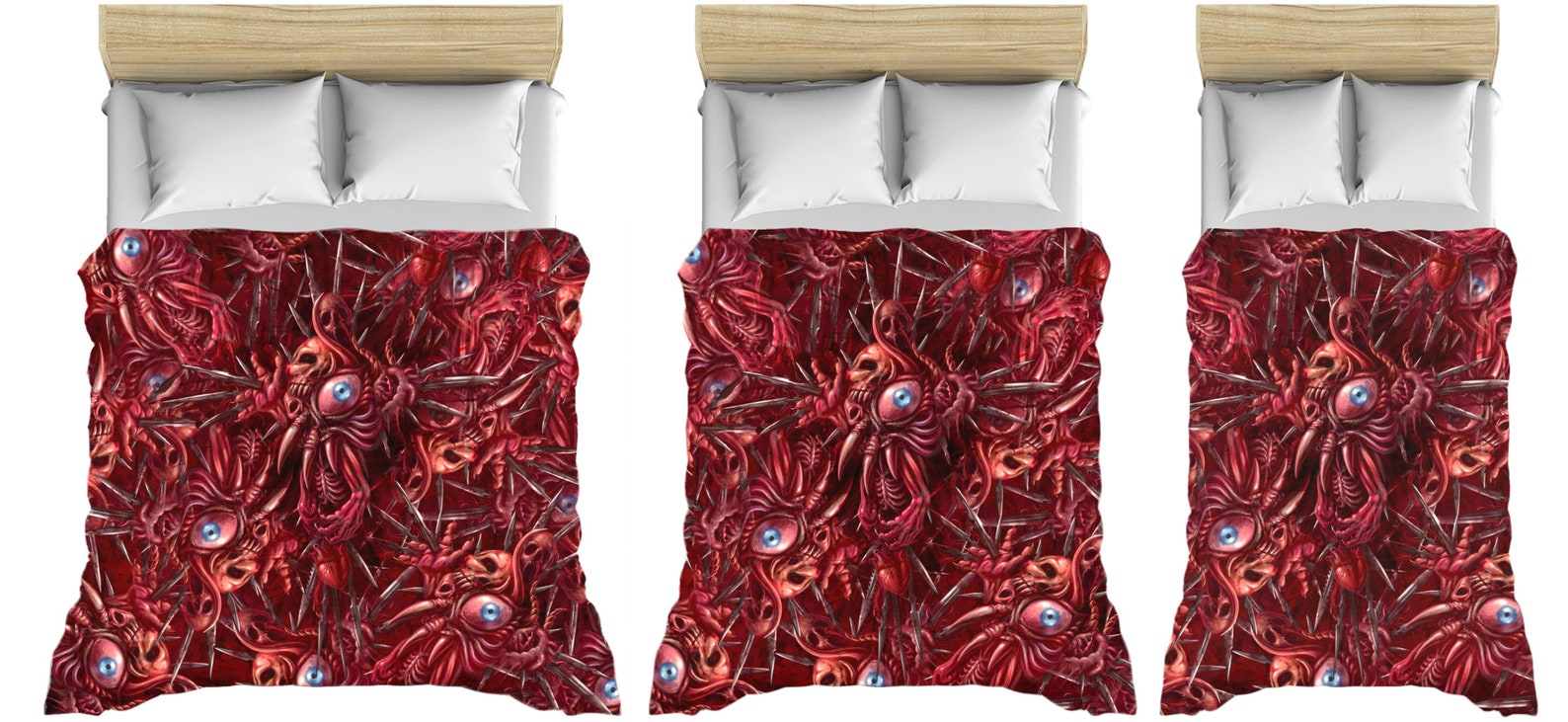 Horror Gore and Blood Bedding Set Duvet Cover or Comforter Etsy