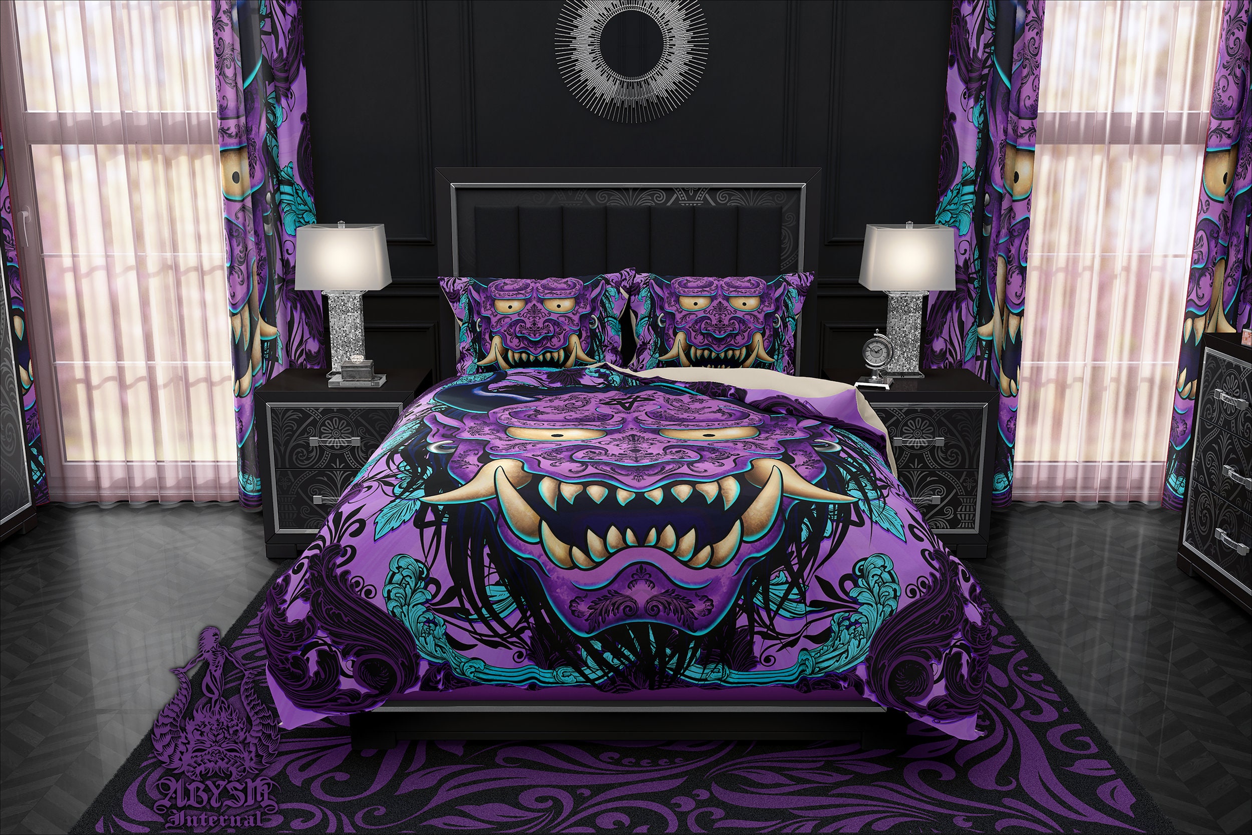 Pastel Goth Bedding Set Duvet Cover Comforter or Pillow Etsy