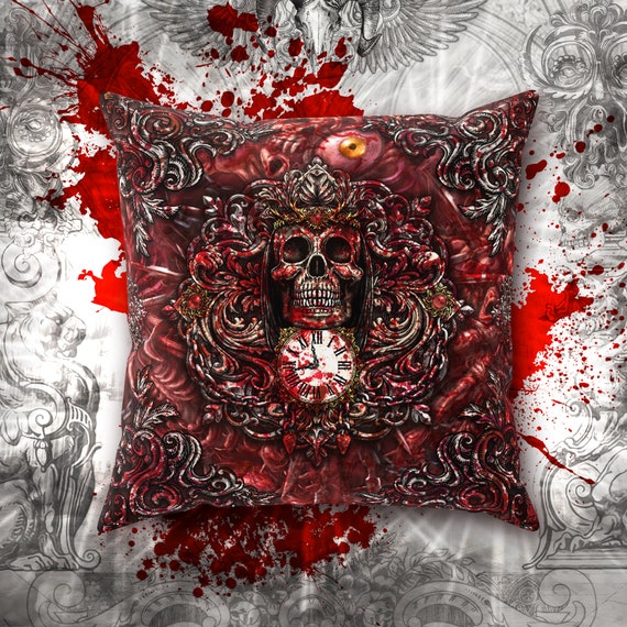 Decor Gore Art Skull Cushion | Etsy Skull body pillow | Etsy