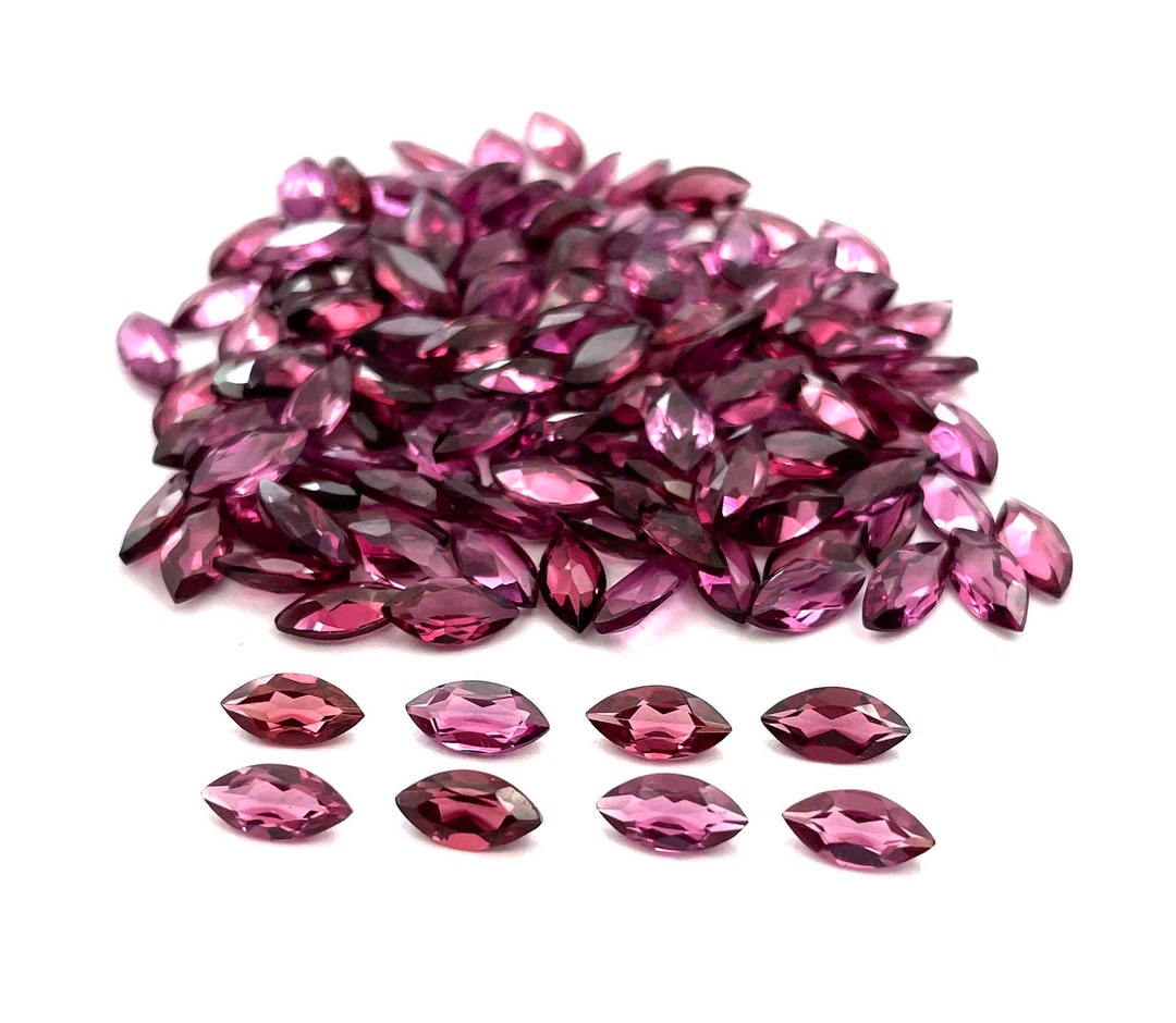 Natural Rose Marquise Cut Loose Gemstone Lot 26 Pcs 3.507 MM 10