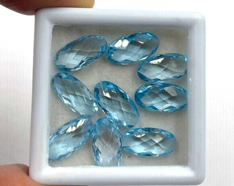 Kgf14 宝石ルース スイスブルートパーズ ファセット ハーキマーダイアモンド Kgf14 宝石ルース スイスブルートパーズ ファセット ハーキマー