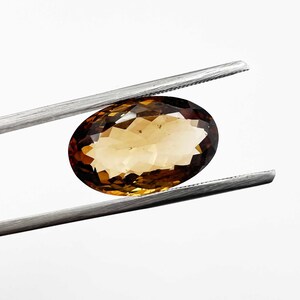 Natural Imperial Topaz Oval Cut Loose Gemstone 14*22 MM 24.70 CT ~ Natural Imperial Topaz Oval Cut Loose Faceted gemstone