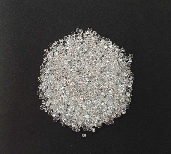 5mm 1pc Bianco Taglio Rotondo Alta Qualità Zirconi per Gioielli Pietre Sciolte