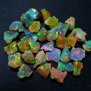 Natuurlijke AAA kwaliteit Ethiopische opaal ruwe ruwe edelsteen lot 20 CT ~ natuurlijke opaal ruwe steen ~ opaal losse ruwe ~ natuurlijke Ethiopische opaal