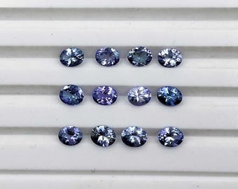 Natural Tanzanite Oval Cut Loose Gemstone Lot 31 Pcs 4*5 MM 10 CT, Tanzanite Gemstone, Tanzanite Stone For Jewelry Making
