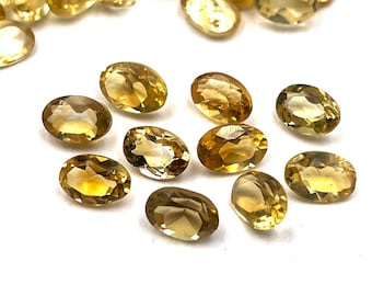 Natural Citrine Oval Cut Loose Gemstone Lot 104 Pcs 4*6 MM 50 CT, Citrine Oval Cut Loose Gemstone, Citrine Gemstone
