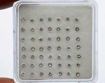 Natural Imperial Topaz Round Cut Loose Gemstone Lot 174 Pcs 1.75 MM 5 CT~ Natural Imperial Topaz Round Cut Loose Faceted gemstone