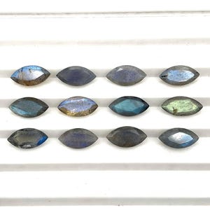 Natural Labradorite Marquise Cut Loose Gemstone Lot 47 Pcs 5*10 MM 50 CT, Labradorite Multi Fire Stone, Labradorite Stone For Jewelry Making