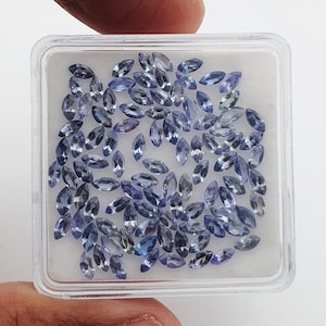 Natural Tanzanite Marquise Cut Loose Gemstone Lot 61 Pcs 2*4 MM 5 CT ~Natural Tanzanite gemstone ~marquise cut Tanzanite Loose Gemstone