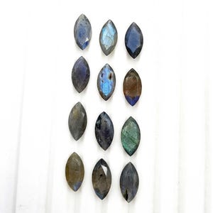 Natural Labradorite Marquise Cut Loose Gemstone Lot 39 Pcs 6*12 MM 67 CT, Labradorite Multi Fire Stone, Labradorite Stone For Jewelry Making