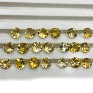 Natural Citrine Round Cut Loose Gemstone Lot 10 Pcs 10 MM 31 CT, Citrine Round Cut Loose Gemstone, Citrine Gemstone
