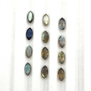 Natural Labradorite Marquise Cut Loose Gemstone Lot 152 Pcs 3*6 MM 42 CT, Labradorite Multi Fire Stone, Labradorite Stone For Jewelry Making