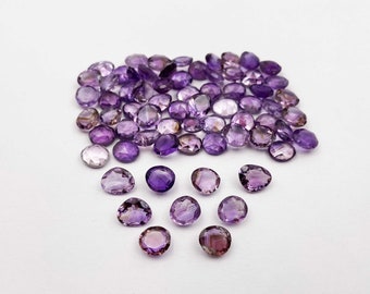Natural Amethyst Fancy Briolette Cut Loose Gemstone Lot 51 Pcs 8*9 MM 100 CT, Amethyst Cut Gemstone, Amethyst Stone For Making Jewelry