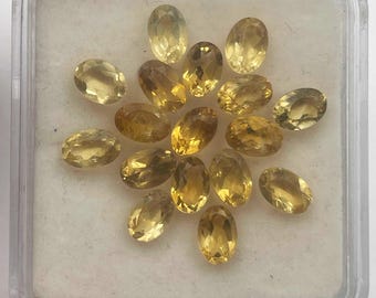 Natural Citrine Oval Cut Loose Gemstone Lot 238 Pcs 4*6 MM 100 CT, Citrine Oval Cut Loose Gemstone, Citrine Gemstone