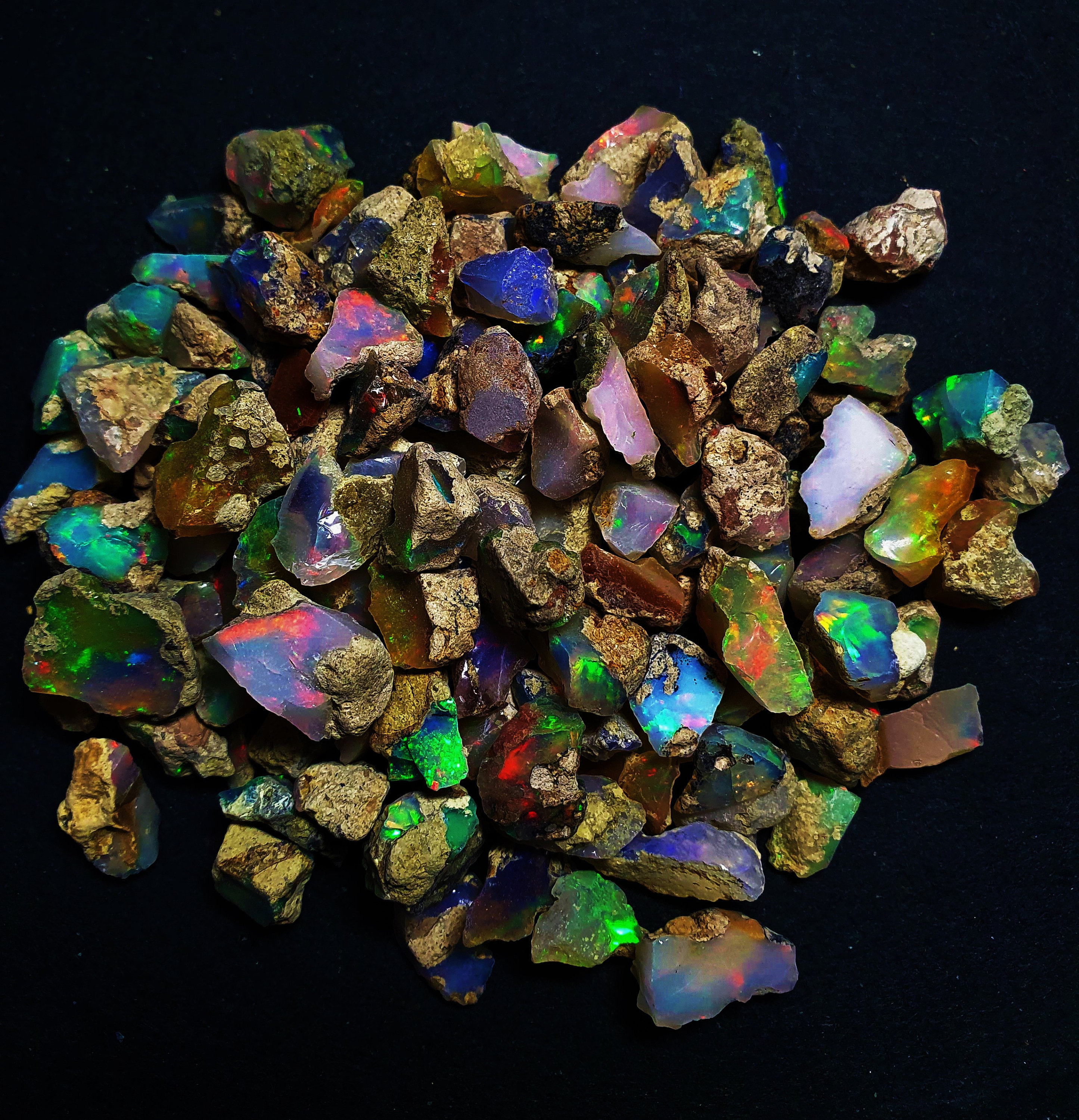 Natural Ethiopian Opal Raw Rough Loose Gemstone Lot 50 Ct Etsy