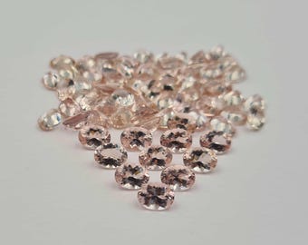 最高品質のピーチモルガナイトカボション、天然モルガナイトストーン 