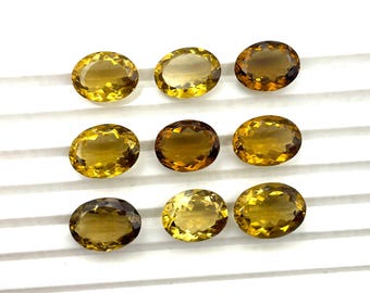 Natural Champagne Quartz Oval Cut Loose Gemstone Lot 12 Pcs 12*15-12*16 MM 100 CT, Champagne Quartz Cut Stone For Making Jewelry